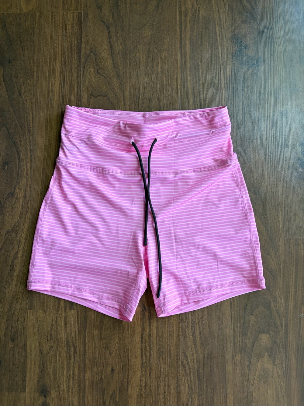 Pink Tie Biker Shorts